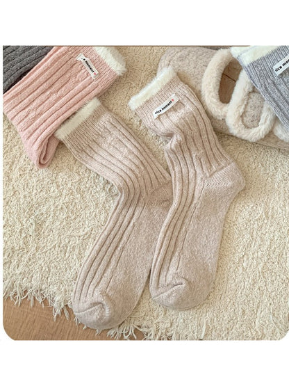 Rufia - Everyday Rib Knit Crew Socks