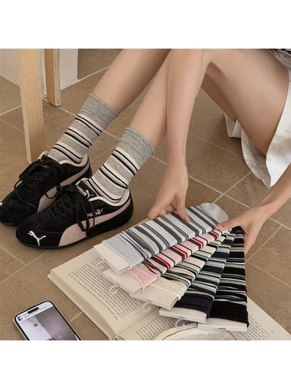 Rufia - Retro Stripe Daily Crew Socks product image 2
