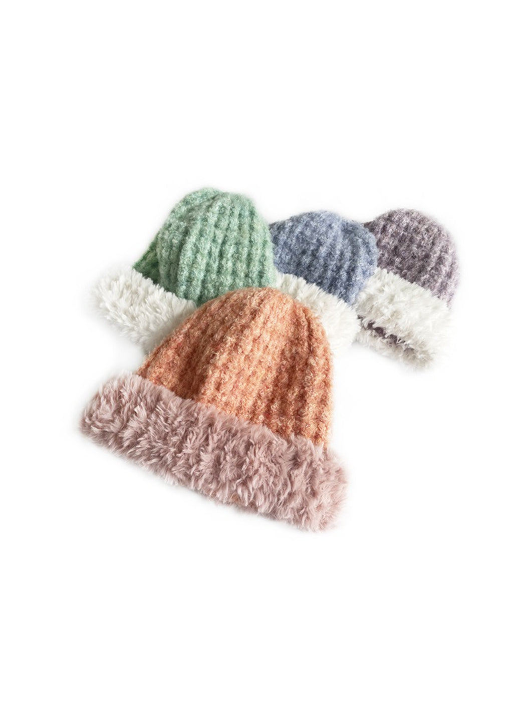 Haila - Soft Plush Cuffed Knit Beanie