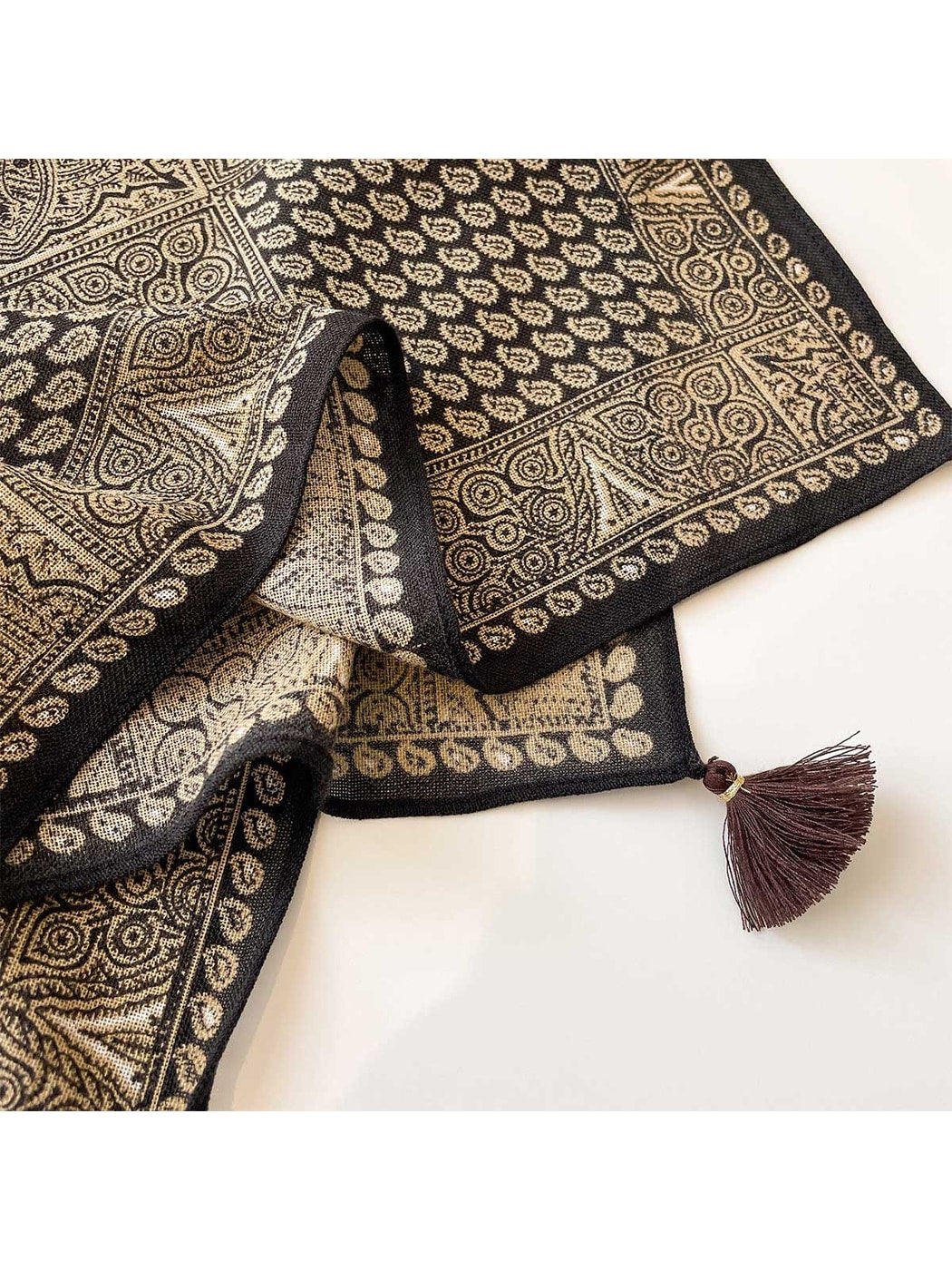 Scarvii - Star Print Retro Elegant Square Scarf