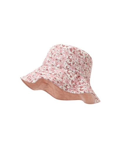Haila – Floral Print Wide Brim Bucket Hat