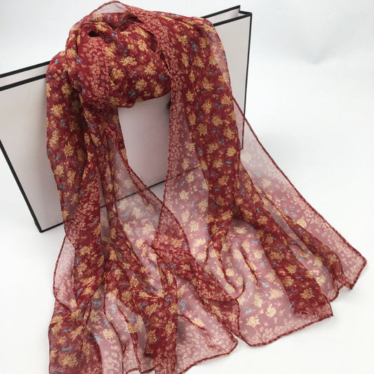Scarvii - Daisy Print Scarf - Cool & Soft