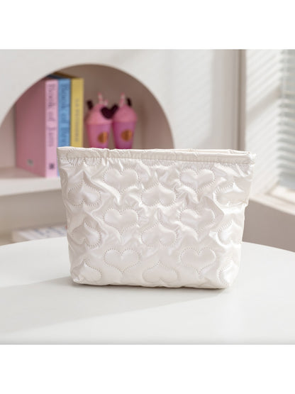 Cosbai - Minimalist Pattern Cosmetic Organizer Bag