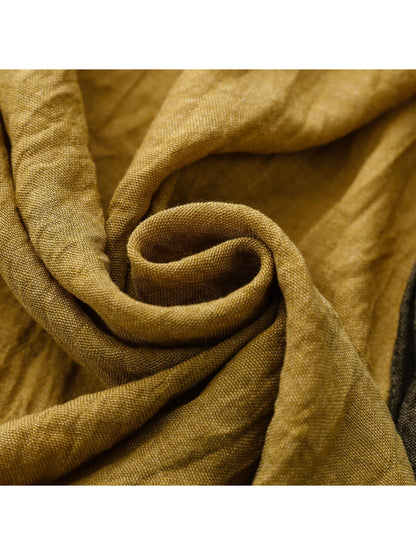 Scarvii - Contrast Panel Soft Drape Everyday Scarf