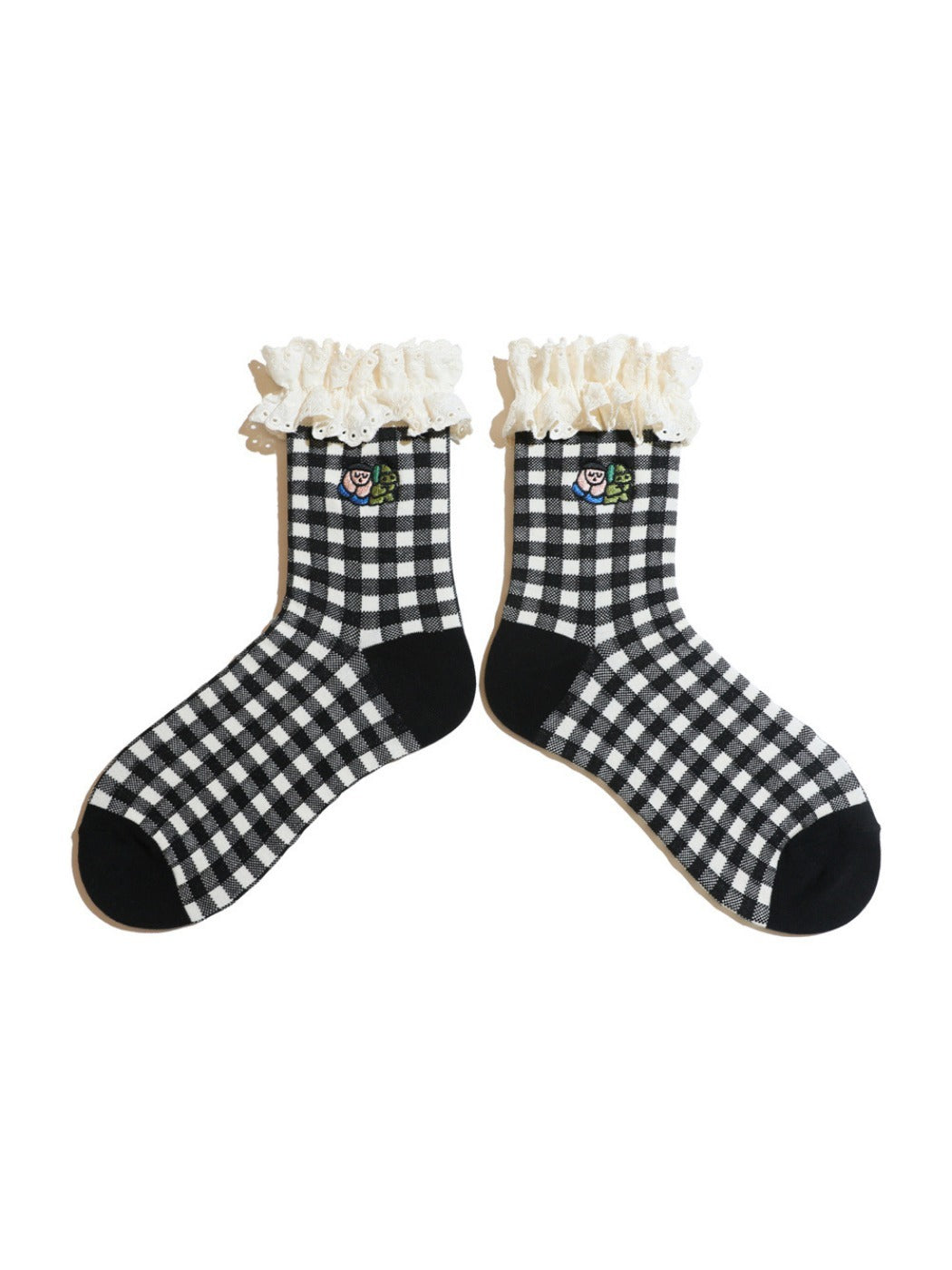 Rufia - Artist Illustration Colorful Crew Socks