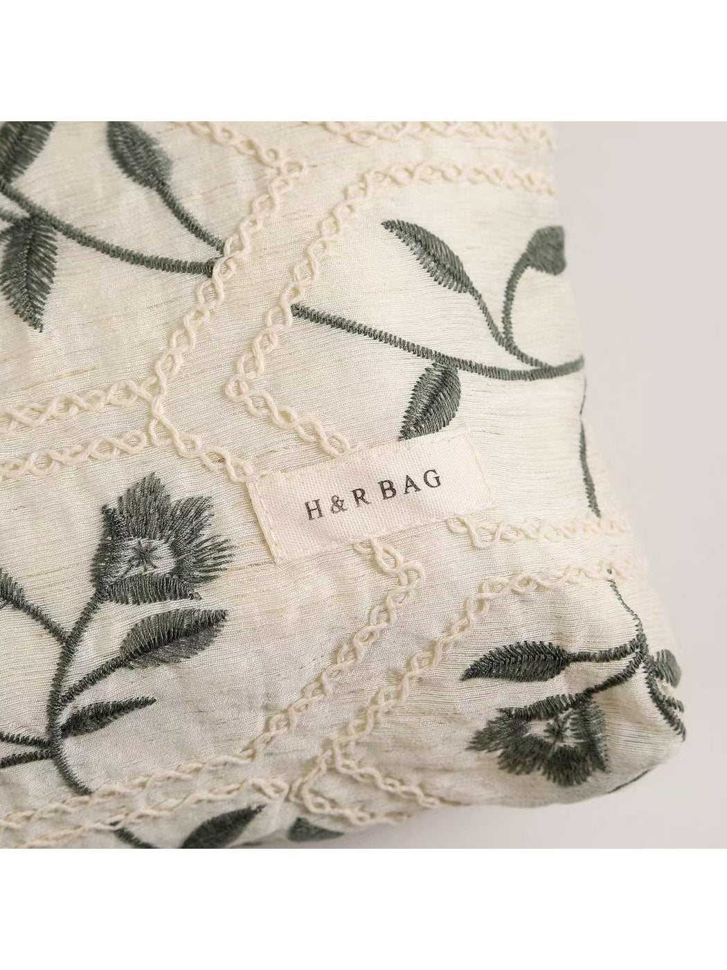 Cosbai - Floral Cosmetic Bag Handheld Storage Bag
