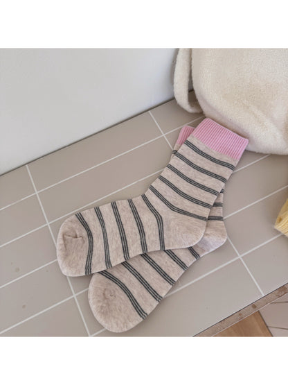 Rufia - Everyday Neutral Stripe Crew Socks product image 5