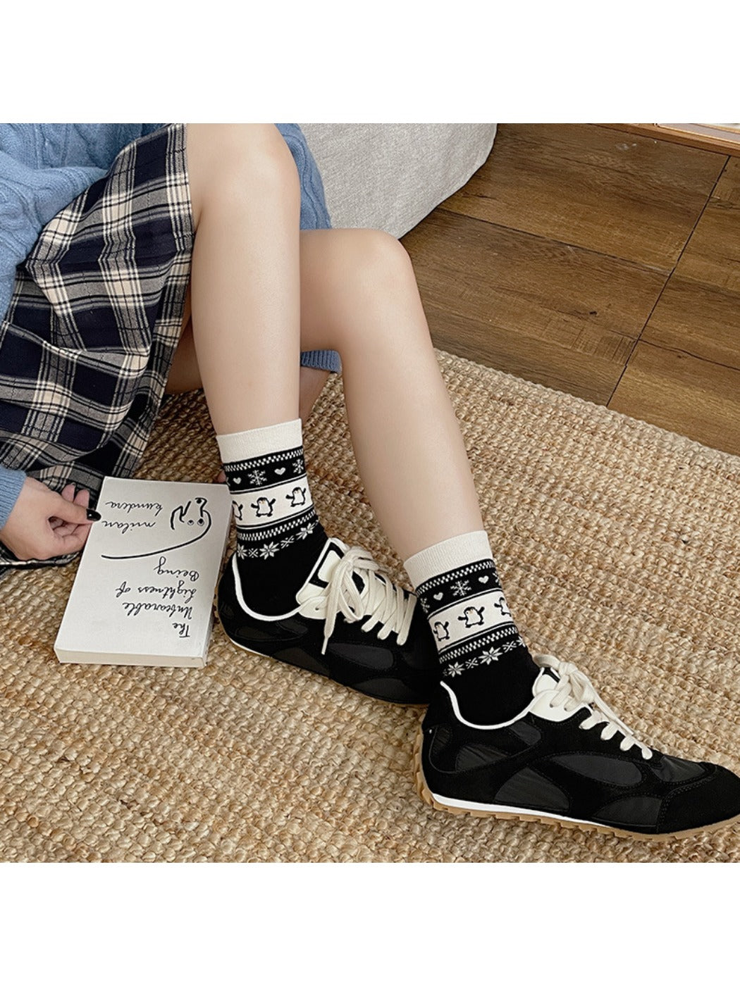 Rufia - Animal Pattern Cute Pattern Mid-Calf Socks