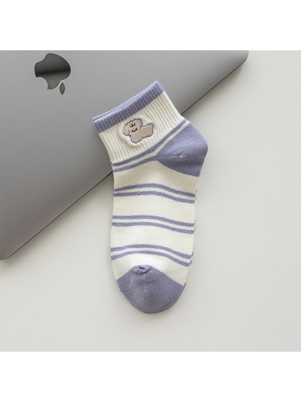 Rufia - Puppy Stripe Ankle Socks