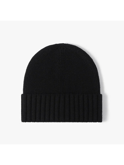Haila - Classic Solid Ribbed Cuffed Beanie