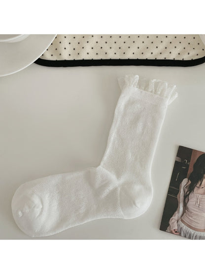Rufia - Sweet Bow Detail Crew Socks