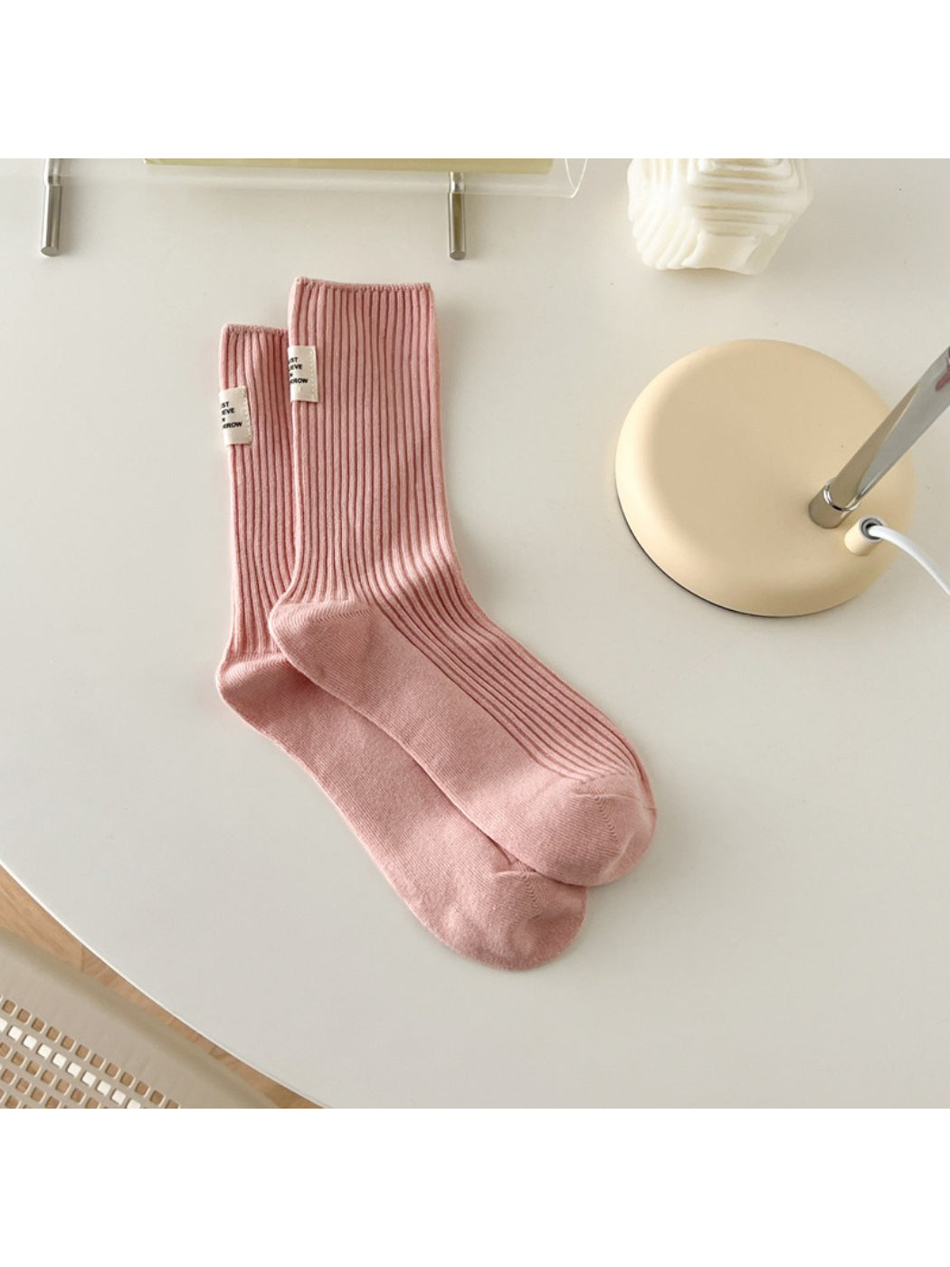 Rufia - Soft Tone Ribbed Crew Socks product image 8