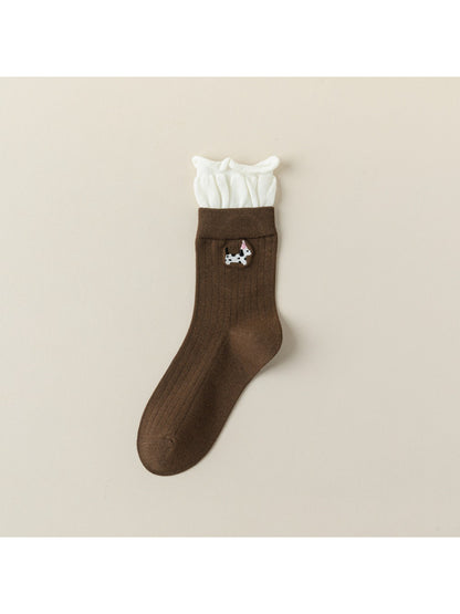 Rufia - Playful Puppy Ruffle Crew Socks product image 7