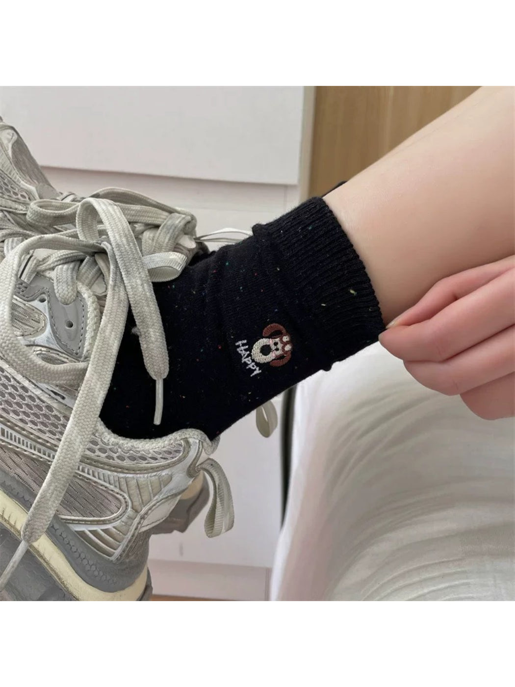 Rufia - Happy Bear Pattern Socks product image 3