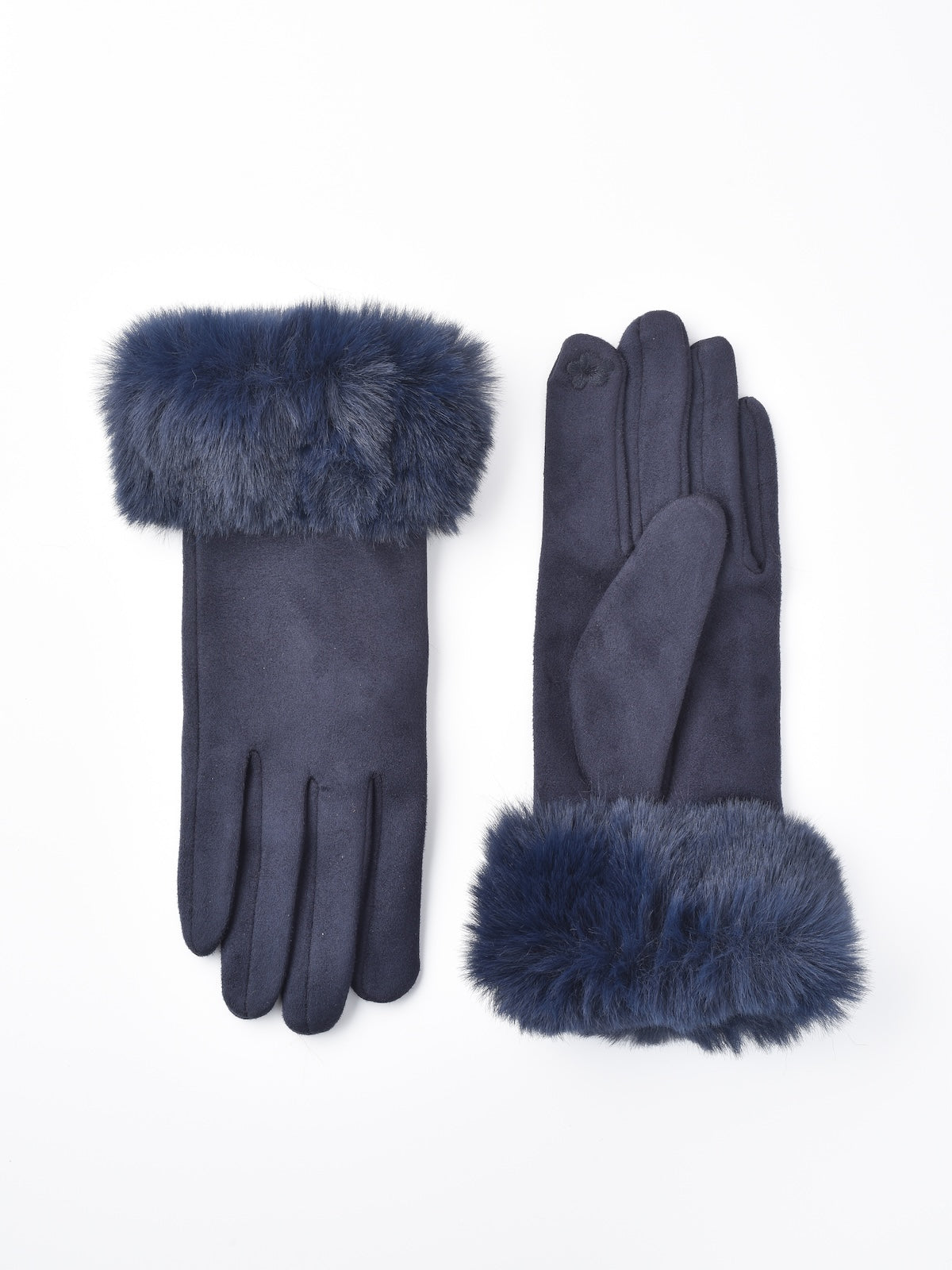 Gloving - Women's Faux Fur-Cuff Winter Gloves