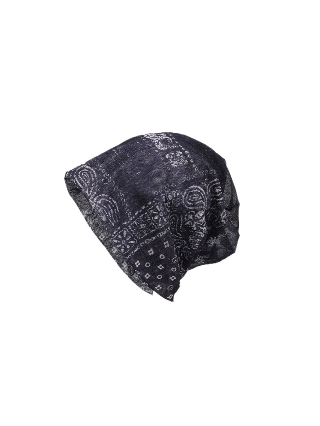 Haila - Paisley Print Slouchy Hat