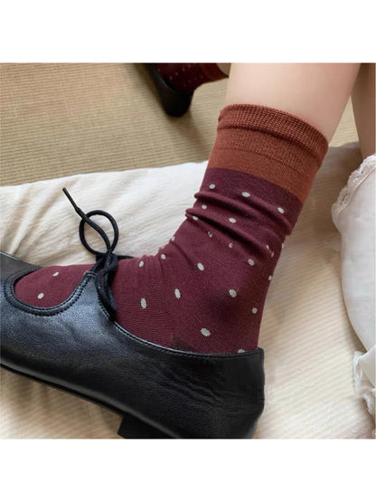 Rufia - Polka Dot Crew Socks