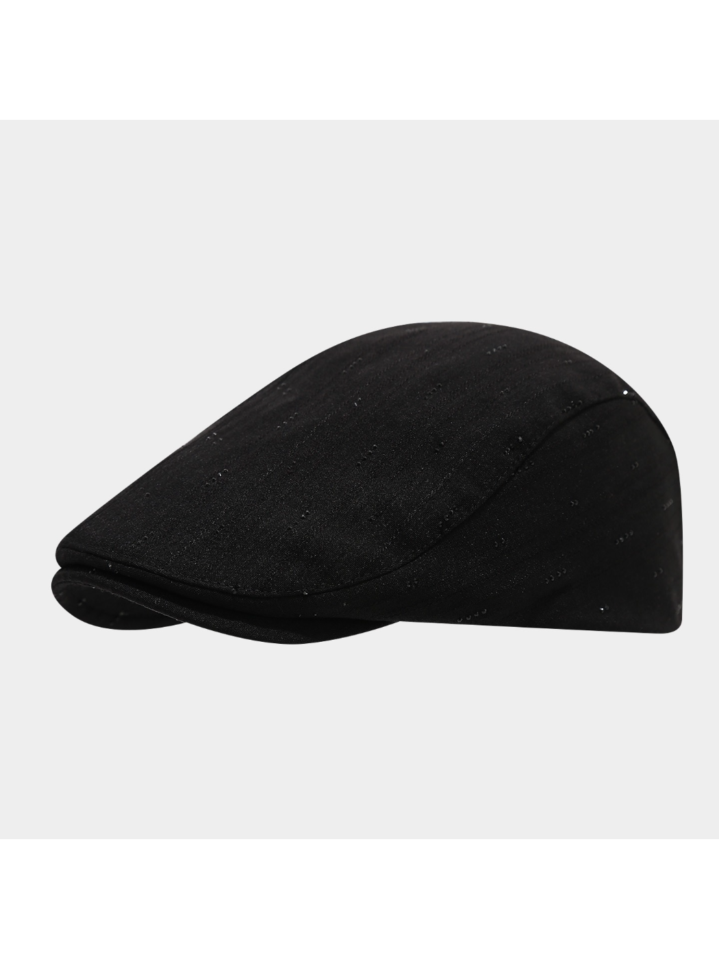 Haila - Textured Pinstripe Newsboy Cap