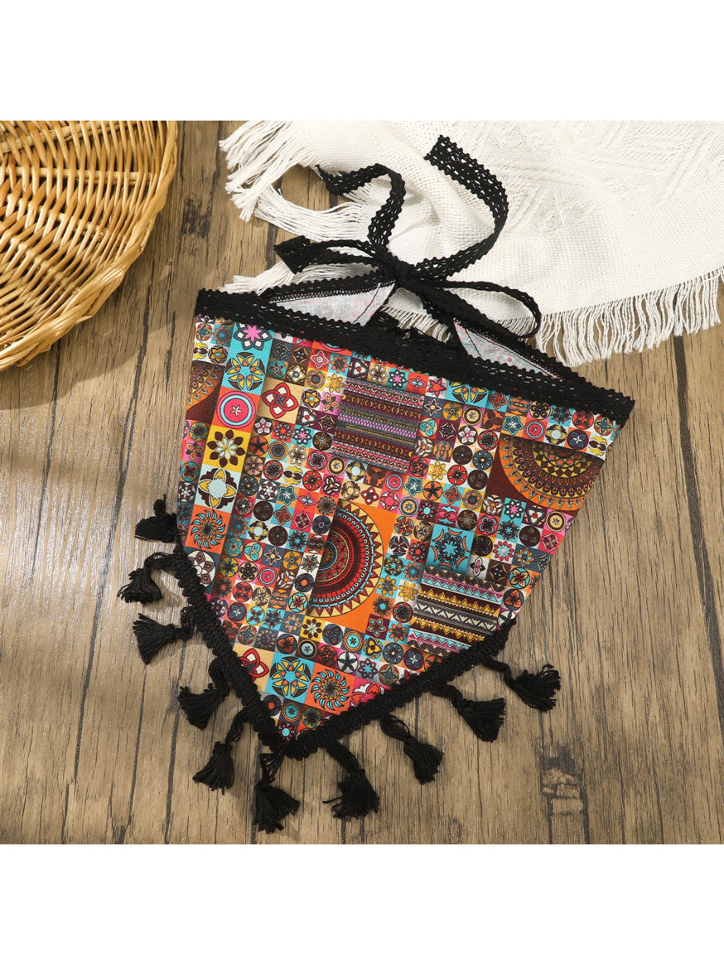 Scarvii Colorful Bohemian Tassel Headband