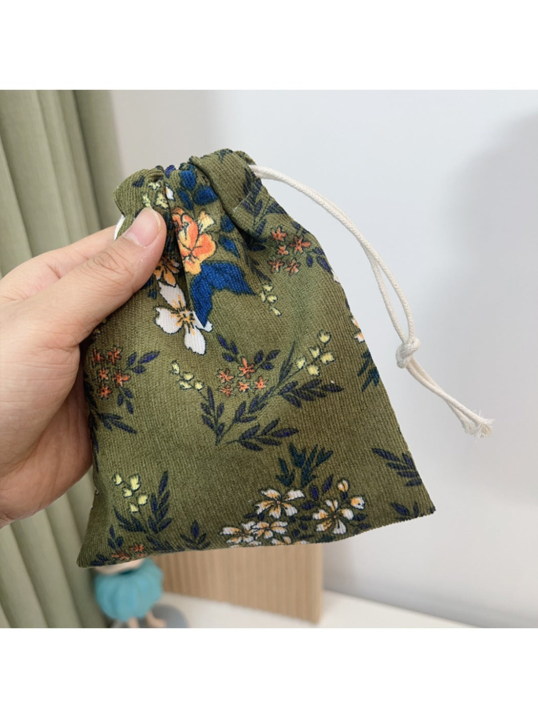 Cosbai Floral Pouch with bright and pastel floral design