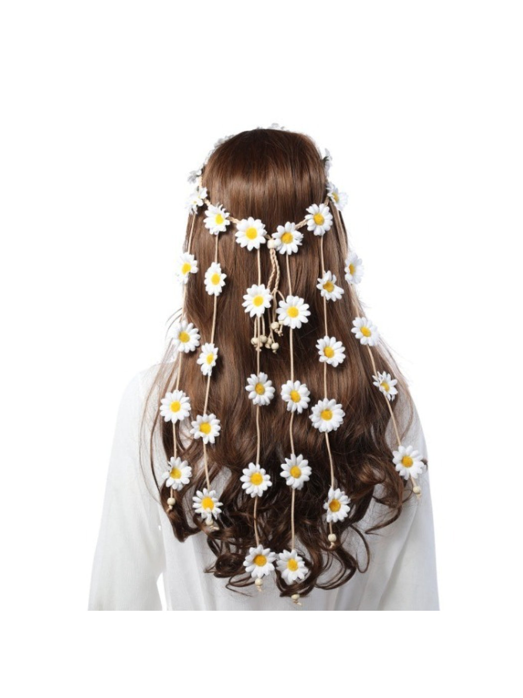 Hairish - Boho Sunflower Flower Hair Chain