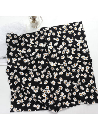 Scarvii - Floral Fashion Square Scarf