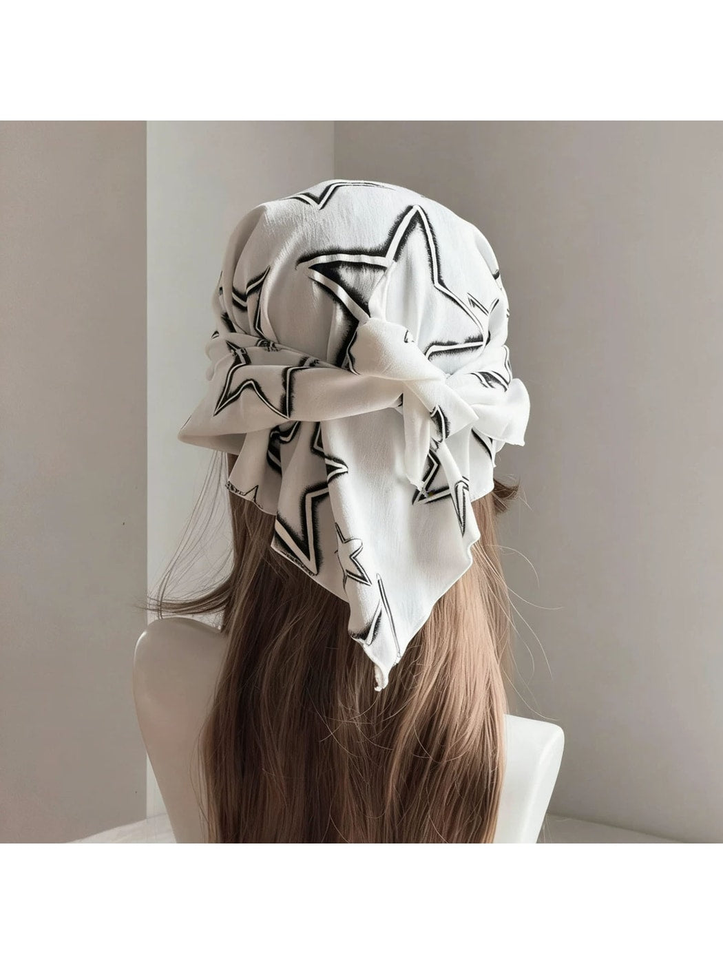 Haila - Punk Style Curved Brim Headscarf Cap