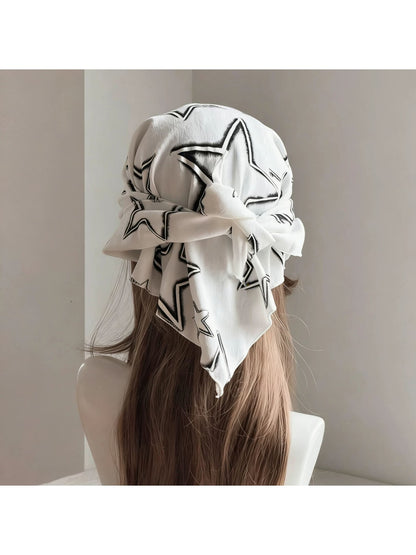 Haila - Punk Style Curved Brim Headscarf Cap