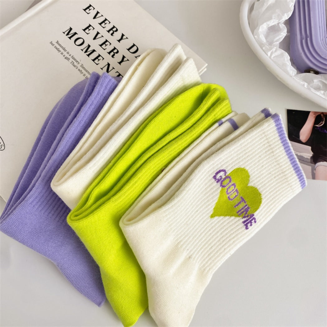 Rufia - Sporty Mid-Calf Socks - Breathable & Comfort
