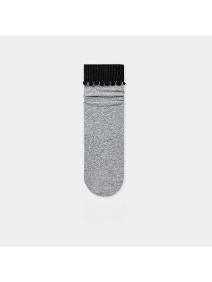 Rufia - Clean Ribbed Knit Crew Socks