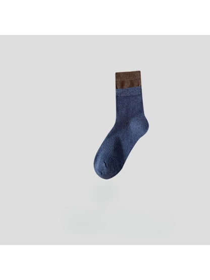Rufia - Color Block Knit Crew Socks