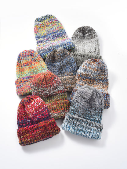 Haila - Vintage Gradient Knitted Warm Beanie