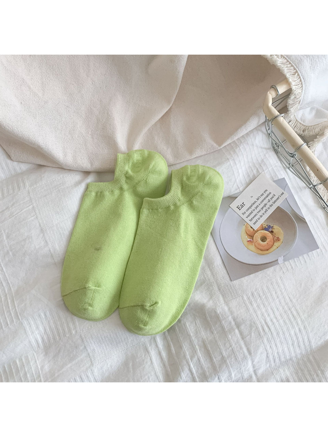 Rufia - Pastel Letter No-Show Socks product image 11