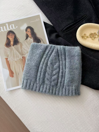 Haila - Textured Cable Knit Winter Beanie Hat