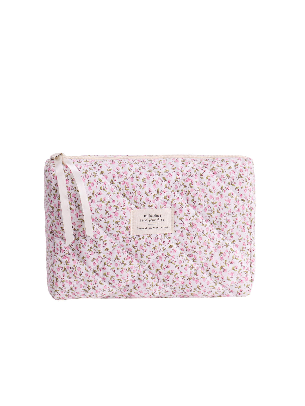 Cosbai - Ditsy Floral Cosmetic Bag detail view 3