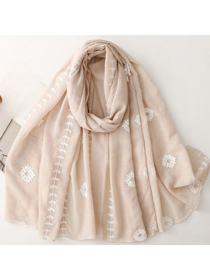 Scarvii - Modern Motif Trim Soft Scarf