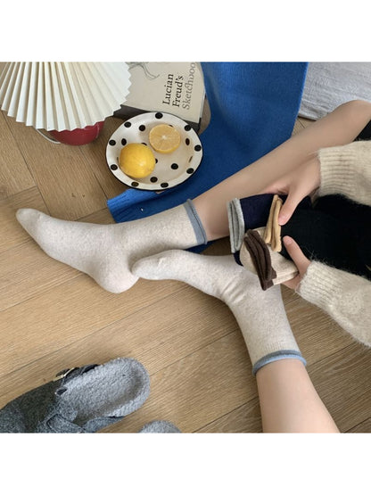 Rufia - Soft Roll-Edge Crew Socks