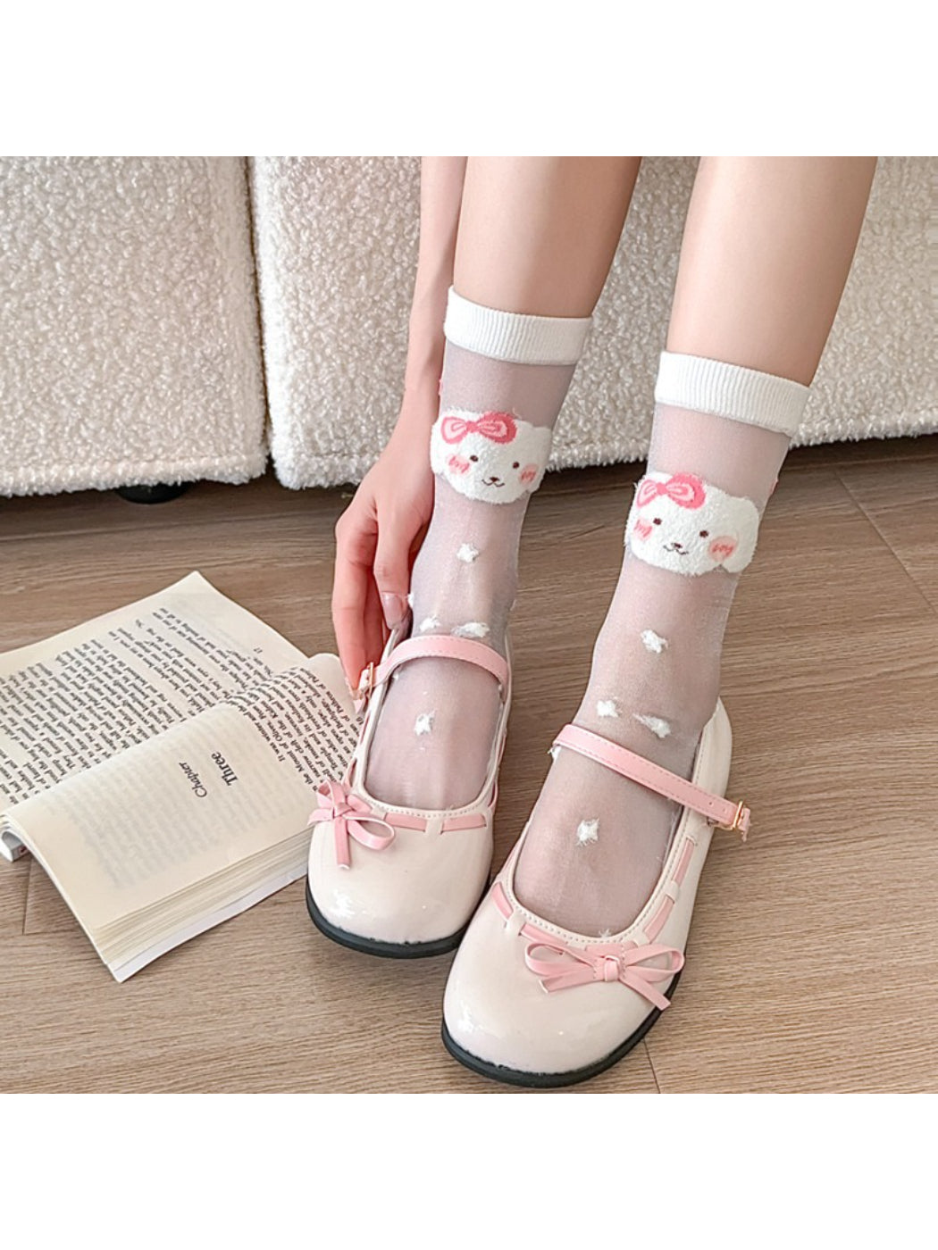 Rufia - Dreamy Bunny Sheer Socks product image 4
