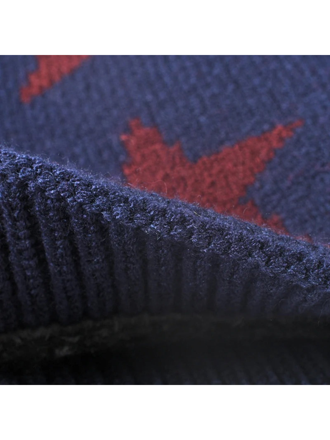 Haila - Star Jacquard Fleece-Lined Knit Beanie