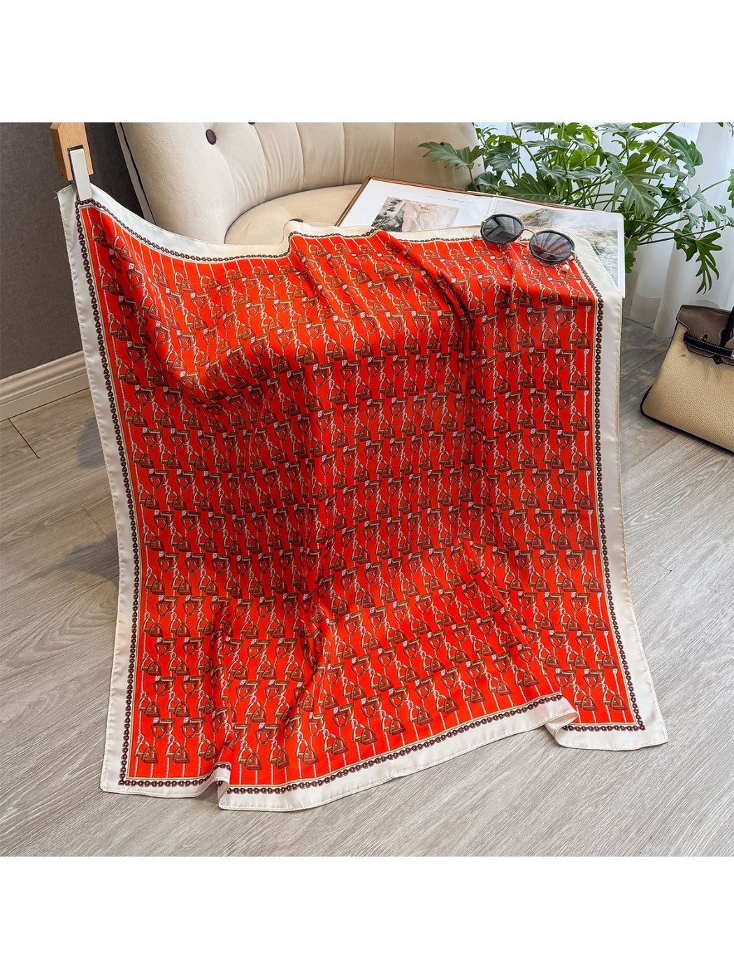 Scarvii - Hourglass Pattern Square Scarf