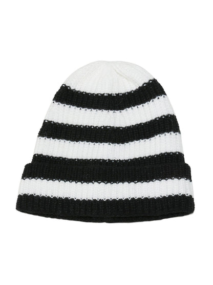 Haila Striped Knit Beanie
