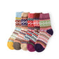 Rufia - 5 Pairs Bohemian Wool-Blend Socks Set