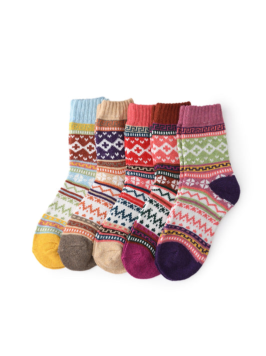 Rufia - 5 Pairs Bohemian Socks Set product image 2