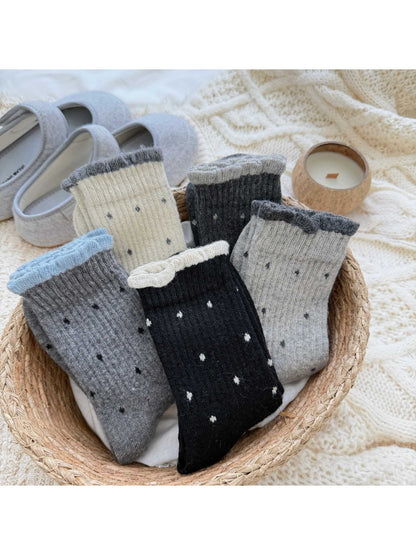Rufia - Classic Tiny Dot Crew Socks