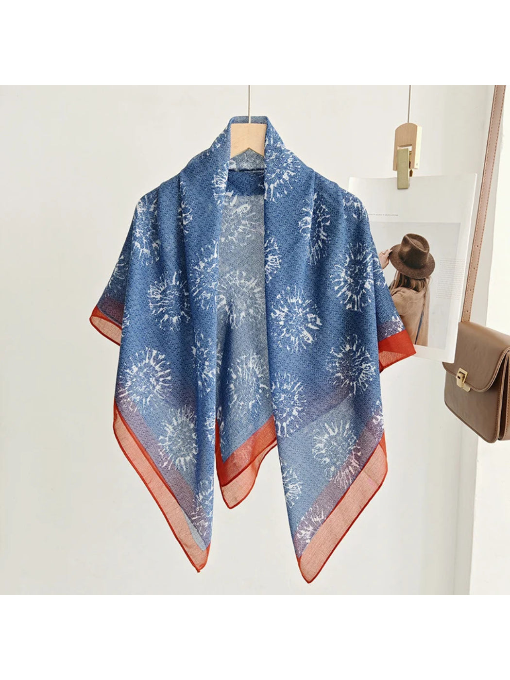Scarvii - Paisley Sheer Square Scarf