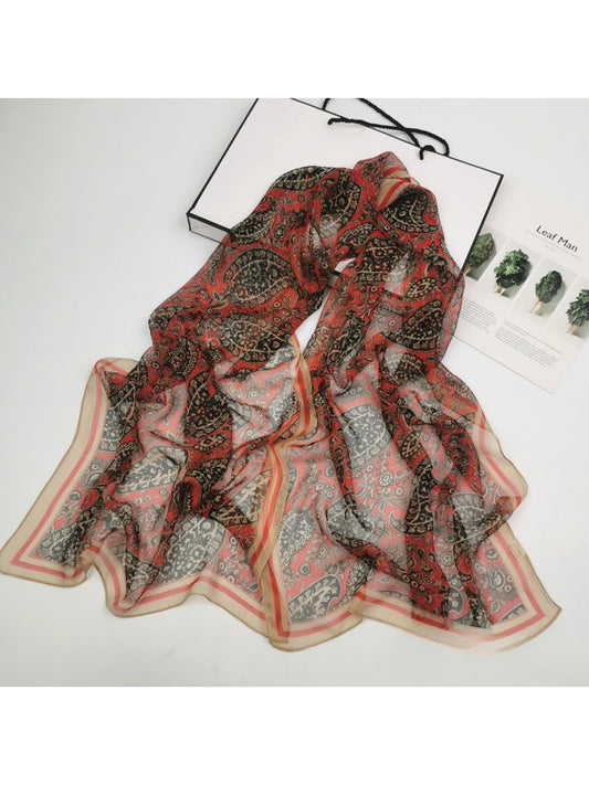 Scarvii - Boho Paisley Chiffon Scarf