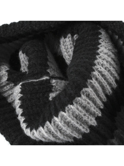 Haila - Wide-Stripe Cuffed Knit Beanie