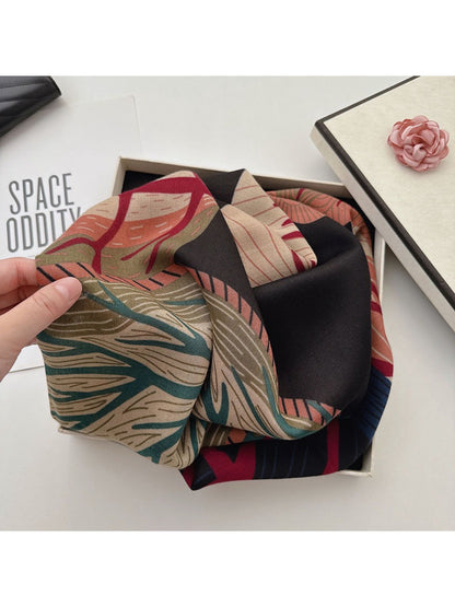 Scarvii - Abstract Botanical Patchwork Scarf