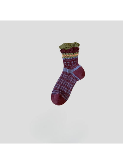 Rufia - Crafted Texture Crew Socks