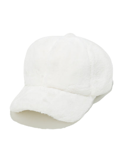 Haila Fuzzy Plush Baseball Cap